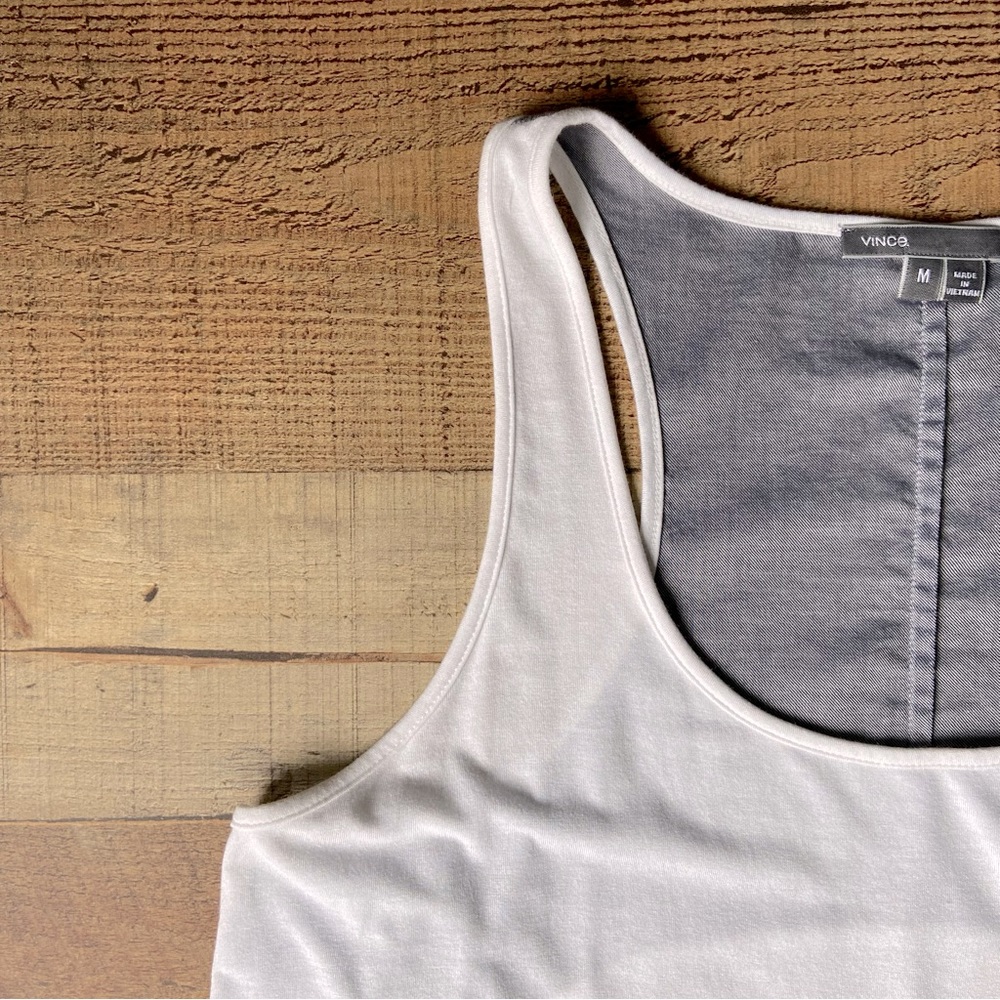 Vince Scoop Neck Tank Top M - Picture 5 of 8
